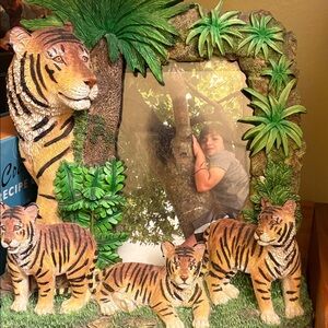 Tiger Family Photo Frame